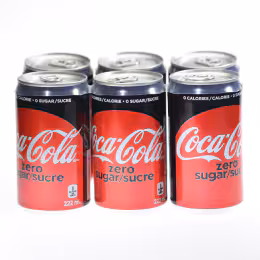Coca Cola Zero Coke Cans (222mlx6)