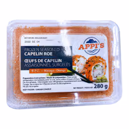 Appis Frozen Seasoned Capelin Roe (~280g)
