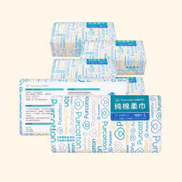 Purcotton Multifunctional Soft Cotton Tissue (100 sheets x 6 packs)