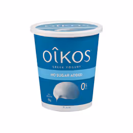 Oikos 0% Plain Greek Yogurt No Sugar Add (750g)