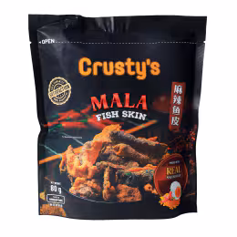 Crusty'S Spicy Salted Fish Skin 80g