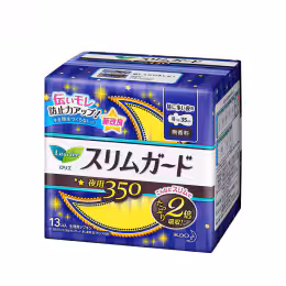 Kao Laurier Slimguard Sanitary Napkin For Night 35cm (13pcs)