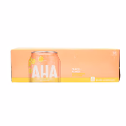 Aha Peach Honey Sparkling Water (355mlx12)