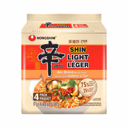 Nongshim Shin Light Air Dried Spice Soup Noodles (97gx4)