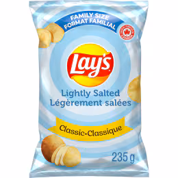Lays Lightly Salted Potato Chips 235g