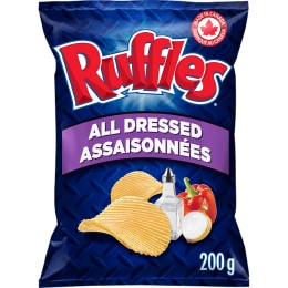 Ruffles All Dressed Potato Chips 200g