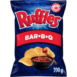 Ruffles Bbq Potato Chips 200g
