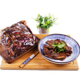 T&T Kitchen Korean Marinated Beef Ribs (Ready To Cook)