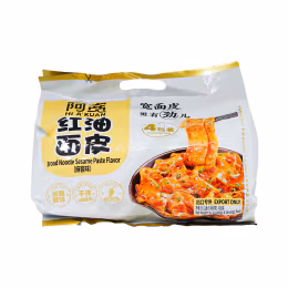 Hi A Kuan Sesame Paste Broad Noodles (115gx4)