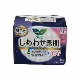 Kao Laurier Ultra Slim Sanitary Napkin For Night 35cm (10pcs)