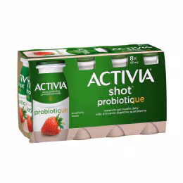 Activia Strawberry Probiotic Yogurt Drink (93mlx8)