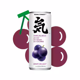 Chi Forest Sugar Free Grape Sparkling Water (330mLx6)
