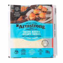 Armstrong Creamy Havarti Cheese Slices (220g)