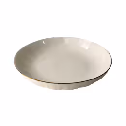 Emf Pumpkin White Soup Plate 7.25inch