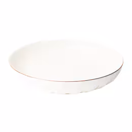 Emf Pumpkin White Soup Plate (8inch)