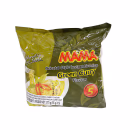 Mama Green Curry Instant Noodle (55gx5)