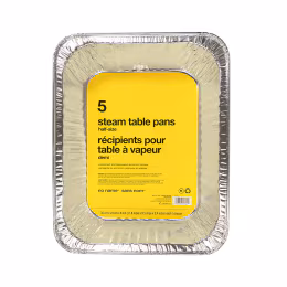 NO NAME HALF SIZE STEAM TABLE PANS