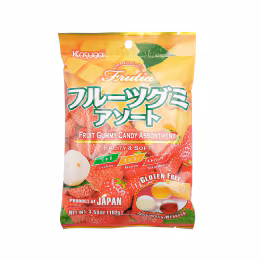 Kasugai Lychee& Mango Gummy (102g)