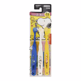 Ebisu Snoopy Kids Toothbrush For Age 2-6 (3pcs)