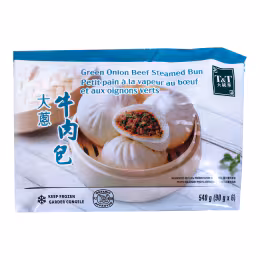 T&T Green Onion Beef Steamed Bun (6x90g)