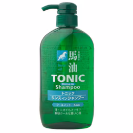 Kumano Horse Oil Tonic Rinse In Shampoo (600ml)