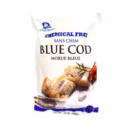 Ocean Select Chemical Free Frozen Blue Cod Fillet (~2lb)