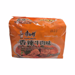 Kang Shi Fu Hot & Spicy Beef Noodles (104gx5)