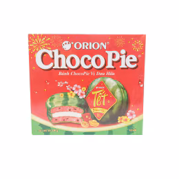 Orion Watermelon Flavour Chocolate Pie (28gx12)