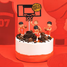 T&T Bakery Basketball Occasion Cake (6 Inch)