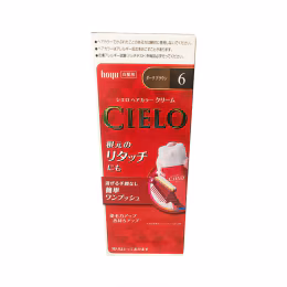 Hoyu Cielo Hair Color EX Cream #6 Dark Brown (40g+40g)