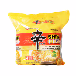 Nongshim Shin Gold Chicken Broth Ramen (130gx4)