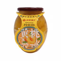 Linjiapuzi Yellow Peaches Canned (820g)