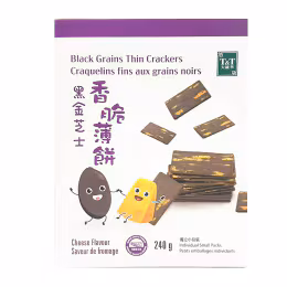 T&T Black Grains Cheese Thin Crackers (240g)