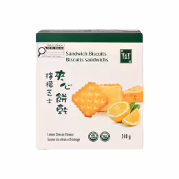 T&T Lemon Cheese Sandwich Biscuits (240g)