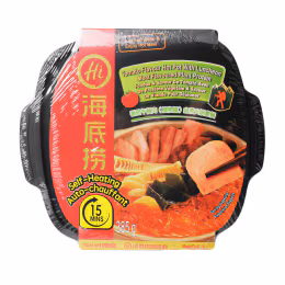 Haidilao Self Heating Hotpot - Tomato Flavour With Luncheon (385g)