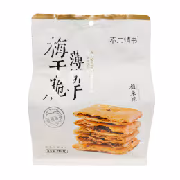 Buerqingshu Thin Biscuit - Preserved Vegetables flavour (208g)