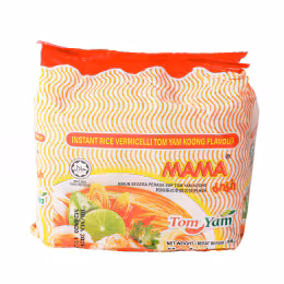 Mama Instant Rice Vermicelli - Tom Yam Koong Flavour (55gx5)