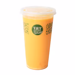 T&T Kitchen Mango Flavor Milk Tea & Aloe