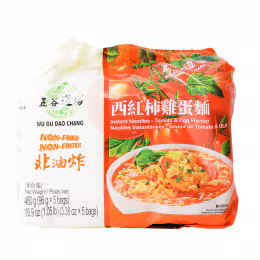 Wugudaochang Instant Noodle - Tomato And Egg Flavour (96gx5)
