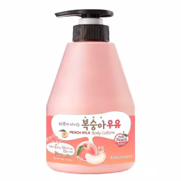 Welcos Kwailnara Peach Milk Body Lotion (560g)