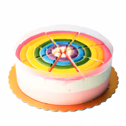 T&T Bakery Rainbow Mousse Cake