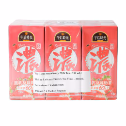 Kuang Chuan Tea Time Strawberry Milk Tea (330mlx6)