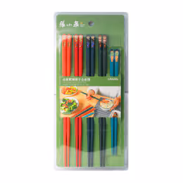 Zhangxiaoquan Family Alloy Chopsticks (5pairs)