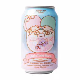 High Up Japanese Ramune Sparkling Water - Grape Flavour (330ml)