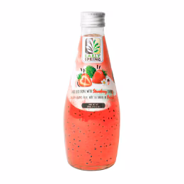 Early Spring Strawberry Flavoured Basil Seed Drink (290mL)