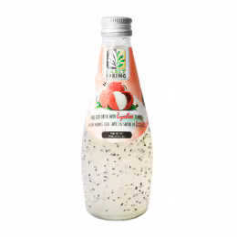 Early Spring Lychee Flavoured Basil Seed Drink (290mL)
