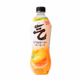 Genki Forest Sparkling Water - Orange Flavour (480ml)