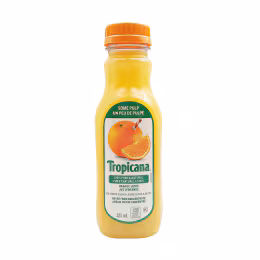 Tropicana 100% Pure & Natural Orange Juice - Some Pulp (325ml)