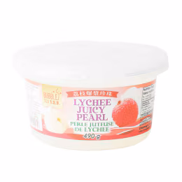Bubble Tea 123 Lychee Juicy Pearl (490g)
