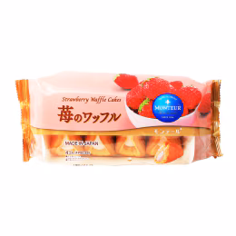 Monteur Strawberry Waffle Cakes (111g)